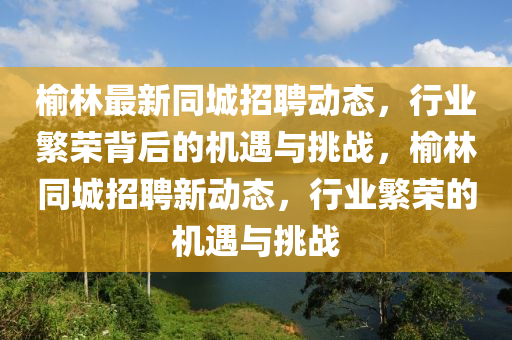 榆林最新同城招聘動(dòng)態(tài)，行業(yè)繁榮背后的機(jī)遇與挑戰(zhàn)，榆林同城招聘新動(dòng)態(tài)，行業(yè)繁榮山東水清源環(huán)?？萍加邢薰镜臋C(jī)遇與挑戰(zhàn)