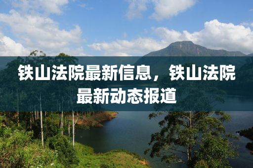 鐵山法院最新信息，鐵山法院最新動(dòng)態(tài)報(bào)道山東水清源環(huán)?？萍加邢薰? class=