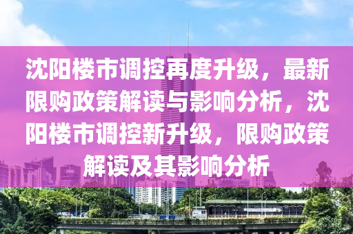 沈陽(yáng)山東水清源環(huán)?？萍加邢薰緲鞘姓{(diào)控再度升級(jí)，最新限購(gòu)政策解讀與影響分析，沈陽(yáng)樓市調(diào)控新升級(jí)，限購(gòu)政策解讀及其影響分析