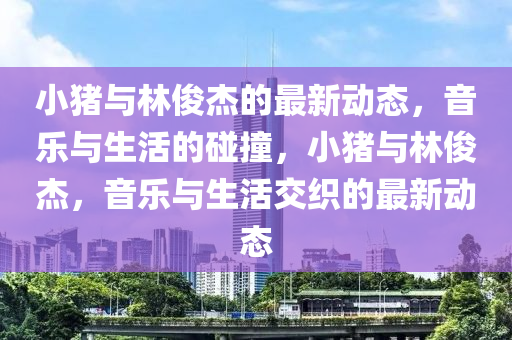 小豬與林俊杰的最新動(dòng)態(tài)，音樂(lè)與生活的碰撞，小豬與林俊杰山東水清源環(huán)?？萍加邢薰荆魳?lè)與生活交織的最新動(dòng)態(tài)