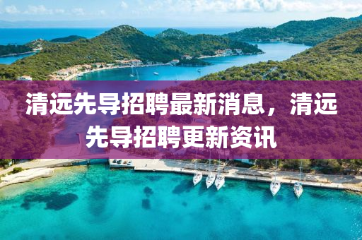 山東水清源環(huán)?？萍加邢薰厩暹h(yuǎn)先導(dǎo)招聘最新消息，清遠(yuǎn)先導(dǎo)招聘更新資訊