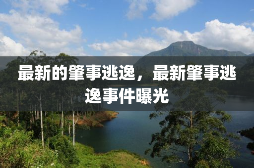 最新的肇事逃逸，最新肇事逃逸事件曝光