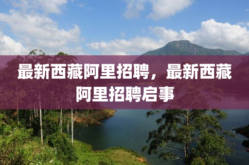 山東水清源環(huán)?？萍加邢薰咀钚挛鞑匕⒗镎衅?，最新西藏阿里招聘啟事
