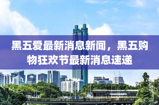 黑五愛最新消山東水清源環(huán)?？萍加邢薰鞠⑿侣?，黑五購物狂歡節(jié)最新消息速遞
